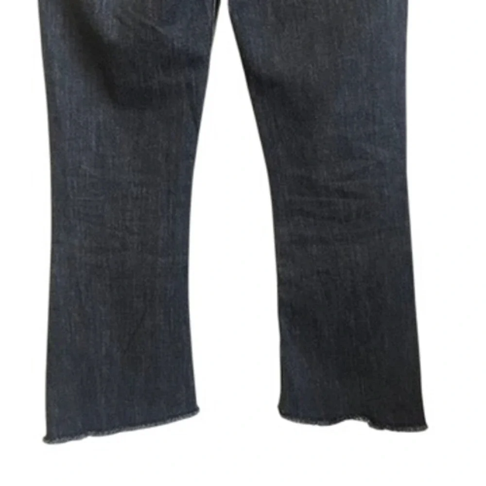 Abercrombie &‎ Fitch Women's Black Wash High Rise Flare Cropped Jeans